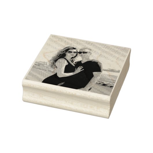 VOEG UW FOTO RUBBER STAMP TOE RUBBERSTEMPEL (Stempel)
