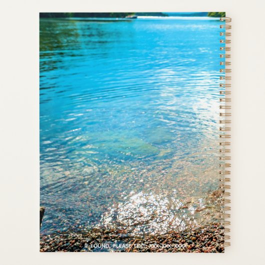 Voeg UW foto('s) Naam journaal Notitieboek toe (Achterkant)