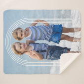 VOEG UW FOTO SHERPA BLANKET TOE SHERPA DEKEN (Voorkant (horizontaal))