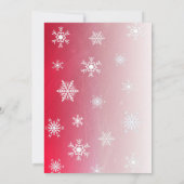 Voeg uw foto Snowflakes Vignette Edges Kerstmis to Kaart (Achterkant)