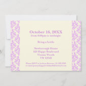 Voeg uw foto ssh verrassing 40e verjaardag uitnodi kaart (Achterkant)