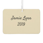 Voeg uw foto & tekst op maat toe luchtverfrisser (Achterkant)