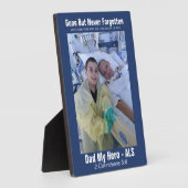 Voeg Uw Foto/Tekst toe - Tabletop met Easel Fotoplaat (Zijkant)