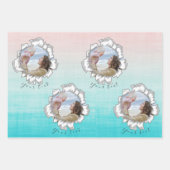 Voeg uw foto-tekstekst toe, aangepaste opmaak inpakpapier vel (Voorkant 2)