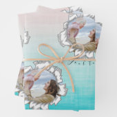 Voeg uw foto-tekstekst toe, aangepaste opmaak inpakpapier vel (In situ)