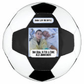 Voeg uw Foto-/tekstsensibilisering ALS toe - Voetb Voetbal (Voorkant)