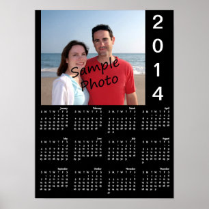 Voeg Uw Foto Toe 2014 Agenda Poster