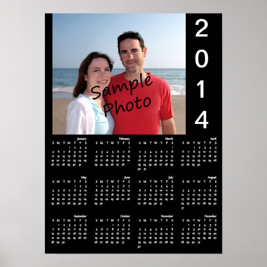 Voeg Uw Foto Toe 2014 Agenda Poster (Voorkant)