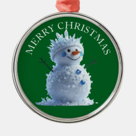 Voeg uw foto toe aan deze kerstboomversiering metalen ornament