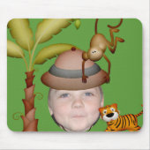 Voeg uw foto toe aan een Wild Oerwoud Safari-thema Muismat (Voorkant)