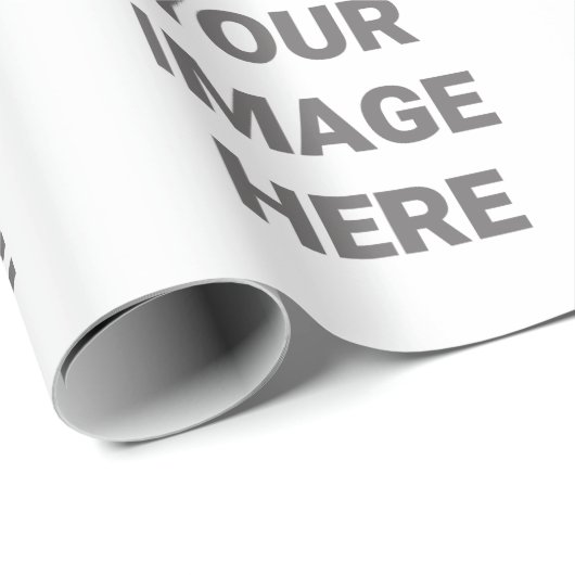 Voeg uw foto toe aan uw eigen kerstdag cadeaupapier (Rol Hoek)