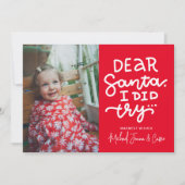 VOEG UW FOTO TOE | Beste Kerstman Ik Heb Het Gepro Kaart (Voorkant)