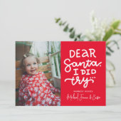 VOEG UW FOTO TOE | Beste Kerstman Ik Heb Het Gepro Kaart (Staand voorkant)