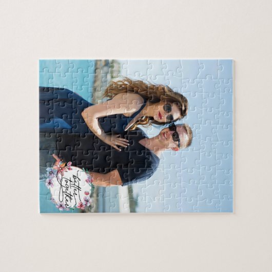 Voeg uw foto toe - beter samen legpuzzel (Horizontaal)