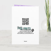 VOEG UW FOTO toe - De Koekjes van het Paasei Feestdagen Kaart (Achterkant)