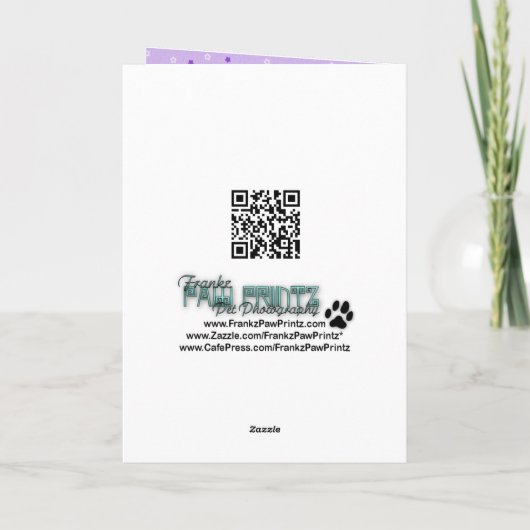 VOEG UW FOTO toe - De Koekjes van het Paasei Feestdagen Kaart (Achterkant)