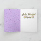 VOEG UW FOTO toe - De Koekjes van het Paasei Feestdagen Kaart (Binnen)