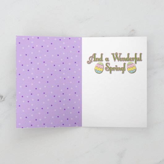 VOEG UW FOTO toe - De Koekjes van het Paasei Feestdagen Kaart (Binnen)