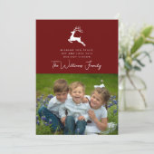 VOEG UW FOTO TOE | Dierenvechtfeestdag met vrolijk Kaart (Staand voorkant)