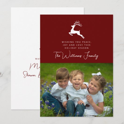 VOEG UW FOTO TOE | Dierenvechtfeestdag met vrolijk Kaart (Voorkant / Achterkant)