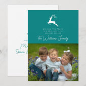 VOEG UW FOTO TOE | Dierenvechtfeestdag met vrolijk Kaart (Voorkant / Achterkant)