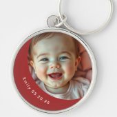 Voeg uw foto toe Gepersonaliseerde Sleutelhanger (Voorkant)