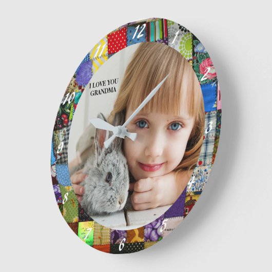 VOEG UW FOTO TOE GROTE KLOK (Hoek)