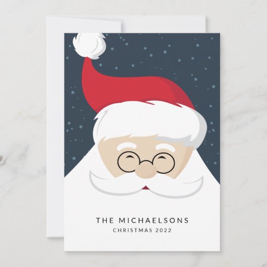 VOEG UW FOTO TOE | Ho Ho Ho Santa Claus (Voorkant)