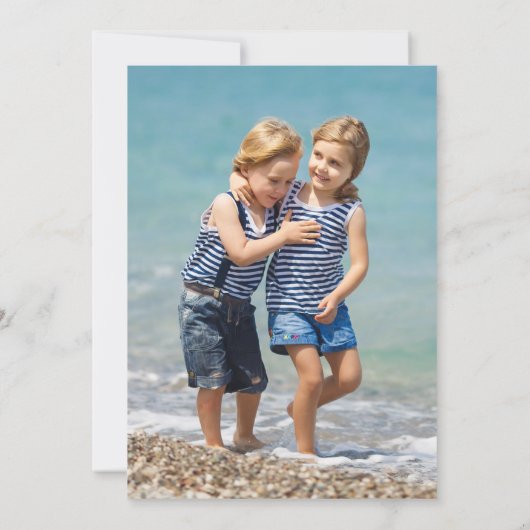 VOEG UW FOTO TOE | Ho Ho Ho Santa Claus (Achterkant)