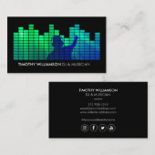 Voeg uw foto toe II Equalizer DJ's, Muzikanten Visitekaartje (Voorkant / Achterkant)