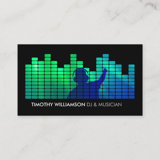 Voeg uw foto toe II Equalizer DJ's, Muzikanten Visitekaartje (Voorkant)