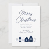 VOEG UW FOTO TOE | Kerstastad Merry Kaart (Voorkant)