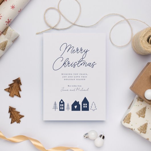 VOEG UW FOTO TOE | Kerstastad Merry Kaart