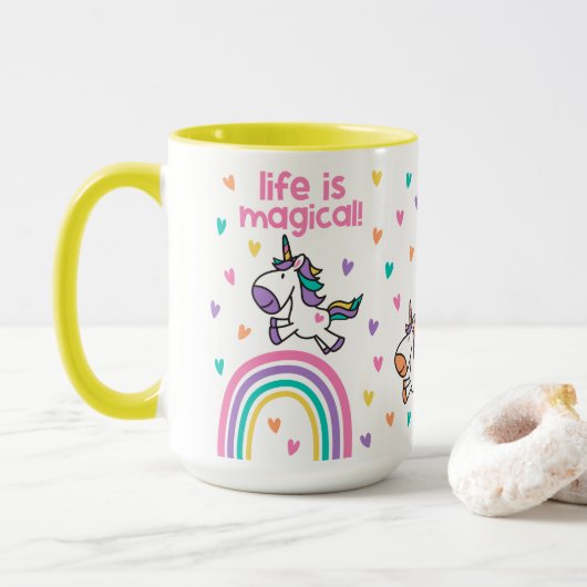Voeg uw foto toe - Mok (Met donut)