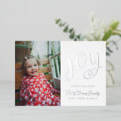 VOEG UW FOTO TOE | Seizoen om te springen Folie Feestdagenkaart (Staand Voorkant)