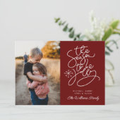 VOEG UW FOTO TOE | Seizoen om te springen Kaart (Staand voorkant)