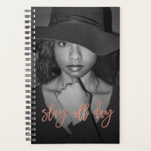 Voeg uw foto toe Slay de hele dag trendy Planner