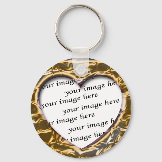 Voeg uw foto toe sleutelhanger (Voorkant)