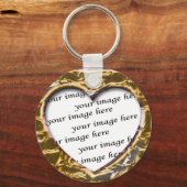 Voeg uw foto toe sleutelhanger (Voorkant)