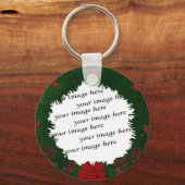 Voeg uw foto toe sleutelhanger (Voorkant)