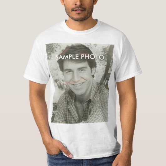 Voeg uw foto toe t-shirt (Voorkant)