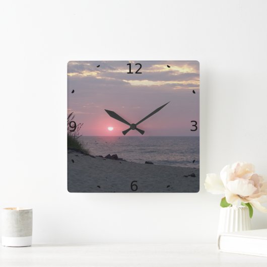 VOEG UW FOTO TOE VIERKANTE KLOK (Huis)