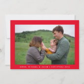 VOEG UW FOTO TOE | Vrolijk kerstfeest (Achterkant)