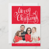 VOEG UW FOTO TOE | Vrolijk kerstfeest (Voorkant)