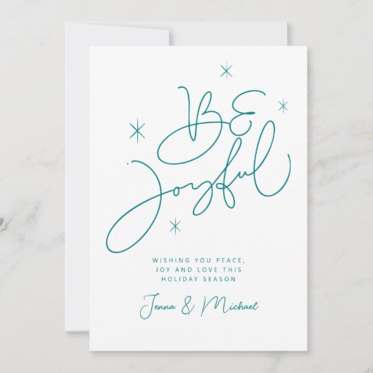 VOEG UW FOTO TOE | Vrolijk kerstfeest is vrolijk Kaart (Voorkant)