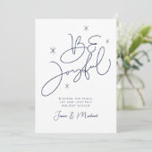 VOEG UW FOTO TOE | Vrolijk kerstfeest is vrolijk Kaart (Staand voorkant)