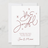 VOEG UW FOTO TOE | Vrolijk kerstfeest is vrolijk Kaart (Voorkant)