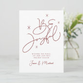 VOEG UW FOTO TOE | Vrolijk kerstfeest is vrolijk Kaart (Staand voorkant)