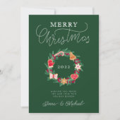 VOEG UW FOTO TOE | Vrolijk kerstfeest Kaart (Voorkant)