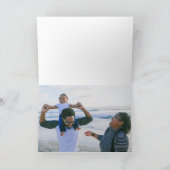 VOEG UW FOTO TOE | Winterkerstfeeststad Feestdagen Kaart (Binnen)